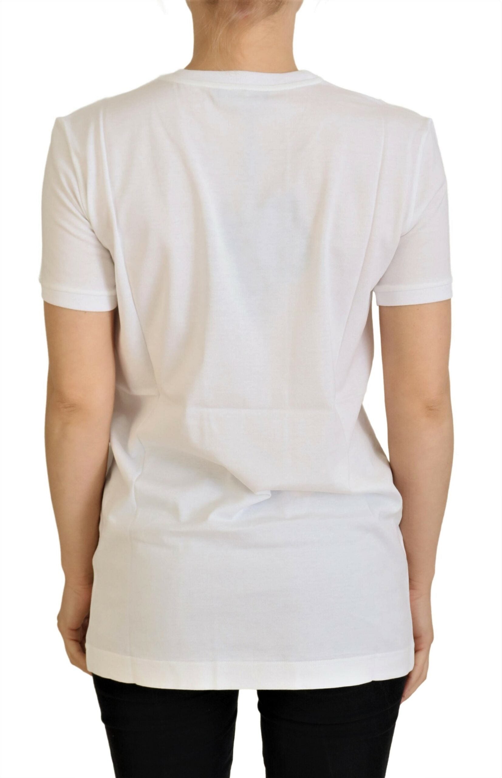 Dolce &amp; Gabbana White Cotton DG Loves SUD T-shirt