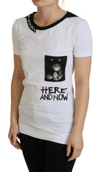 Dolce &amp; Gabbana White Cotton T-shirt Crewneck T-shirt