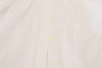 Dolce &amp; Gabbana White Cotton Collared Long Sleeves Formal Top