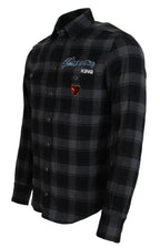 Dolce &amp; Gabbana Black Gray Check Men Long Sleeves Shirt