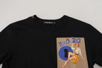Dolce &amp; Gabbana Black Sneak Peek Cotton Short Sleeve T-shirt