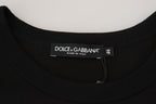 Dolce &amp; Gabbana Black Sneak Peek Cotton Short Sleeve T-shirt