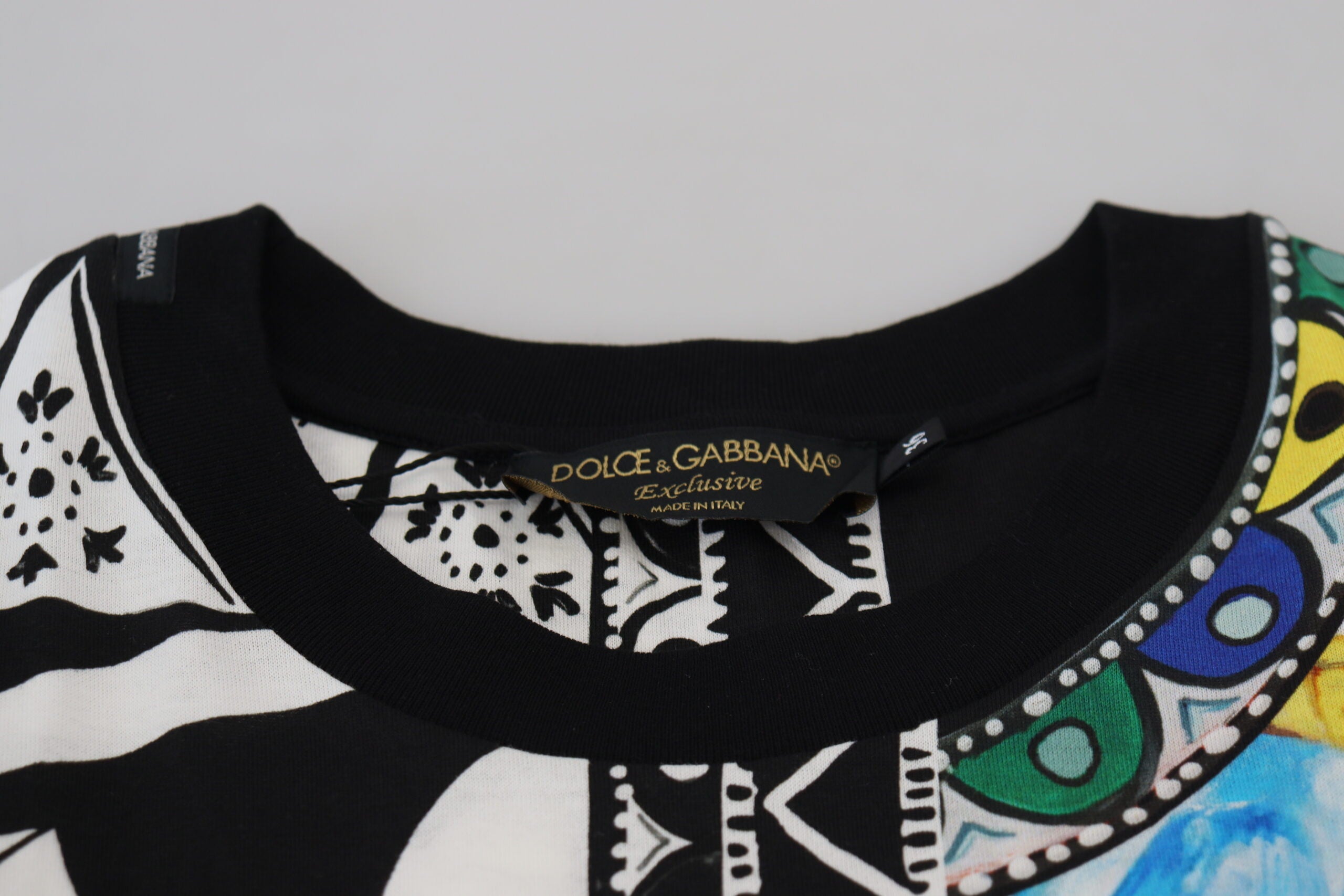 Dolce &amp; Gabbana Multicolor Printed Women Exclusive Shirt Top