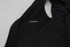 Dolce &amp; Gabbana Black Virgin Wool Waistcoat Formal Vest