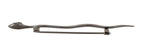 Dolce & Gabbana Silver Brass Crystal Spilla Serpente Brooch Pin