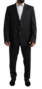 Dolce &amp; Gabbana Black MARTINI Single Breasted 2 Piece Suit