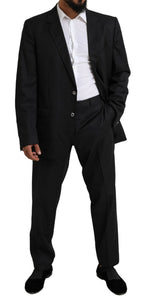 Dolce &amp; Gabbana Black MARTINI Single Breasted 2 Piece Suit