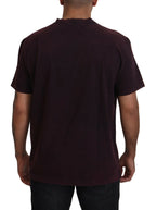 Dolce &amp; Gabbana Bordeaux Crewneck Short Sleeve T-shirt