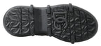 Dolce &amp; Gabbana Black Leather Ankle Casual Boots