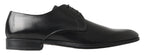 Dolce &amp; Gabbana Black Derby Formal Dress Shoes