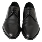 Dolce &amp; Gabbana Black Derby Formal Dress Shoes