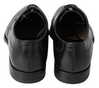 Dolce &amp; Gabbana Black Derby Formal Dress Shoes