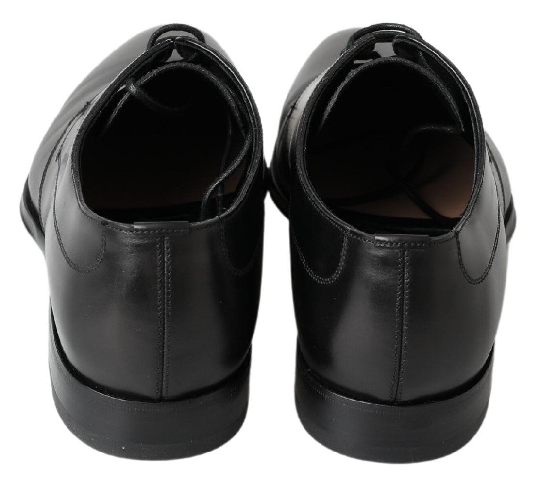 Dolce &amp; Gabbana Black Derby Formal Dress Shoes