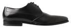 Dolce &amp; Gabbana Black Derby Formal Dress Shoes