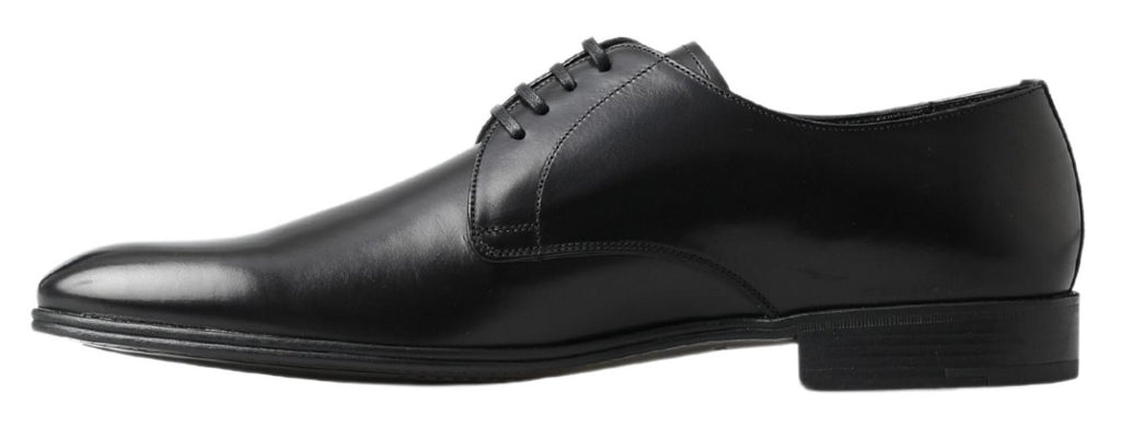 Dolce &amp; Gabbana Black Derby Formal Dress Shoes