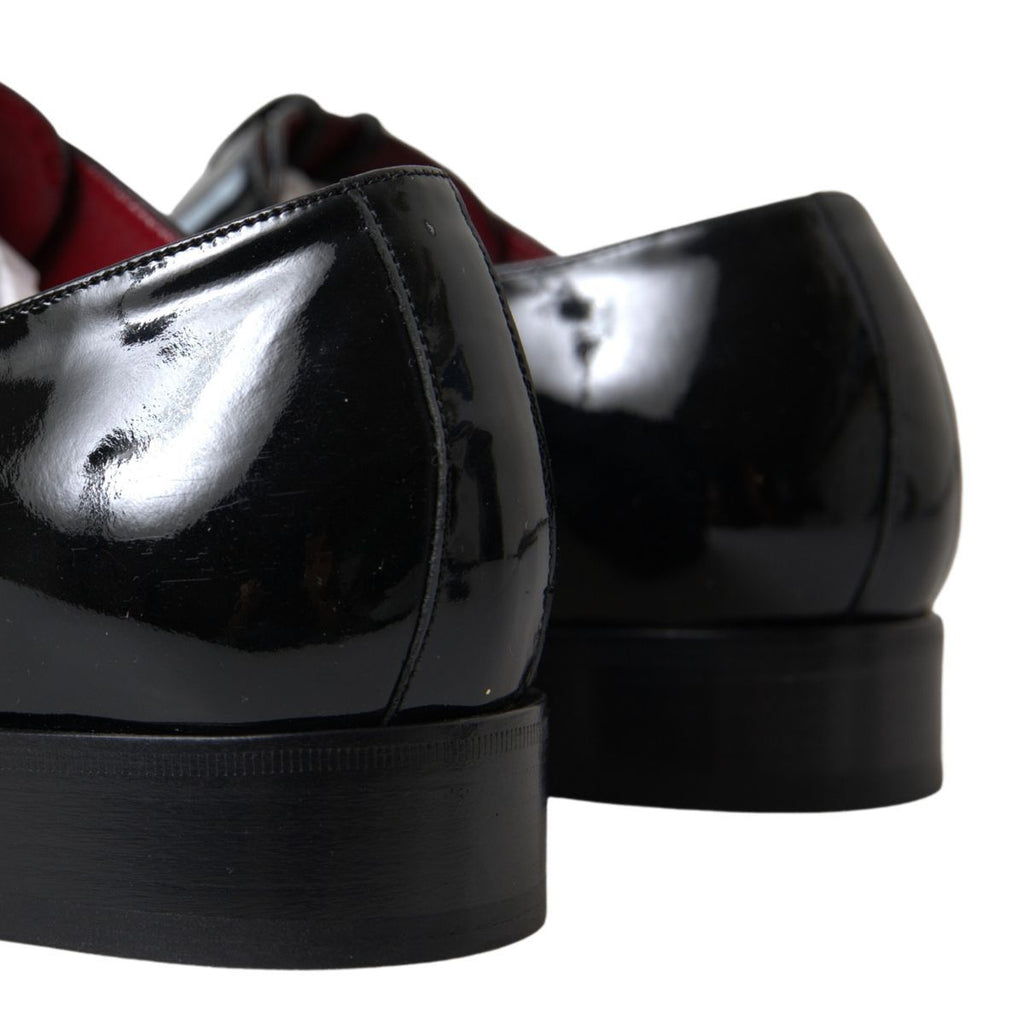 Dolce &amp; Gabbana Black Patent Leather Formal Shoes