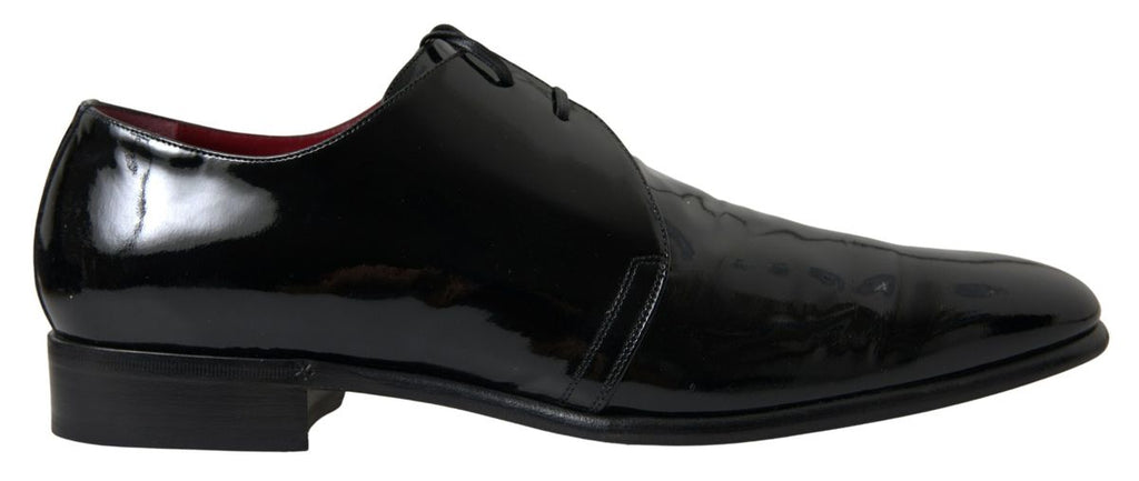 Dolce &amp; Gabbana Black Patent Leather Formal Shoes