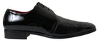 Dolce &amp; Gabbana Black Patent Leather Formal Shoes