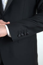 Dolce &amp; Gabbana Black Wool Single Breasted MARTINI Blazer