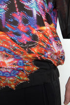 Dolce &amp; Gabbana Multicolor Luminarie Print Men's Cotton Shirt
