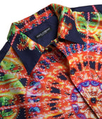 Dolce &amp; Gabbana Multicolor Luminarie Print Men's Shirt Silk