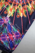 Dolce &amp; Gabbana Multicolor Luminarie Print Men's Shirt Silk
