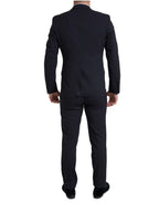 Dolce &amp; Gabbana Blue 2 Piece Single Breasted MARTINI Suit