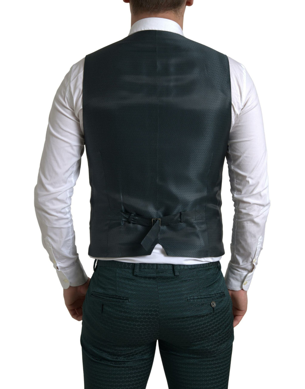 Dolce &amp; Gabbana Green 3 Piece Single Breasted MARTINI Suit