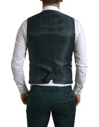 Dolce &amp; Gabbana Green 3 Piece Single Breasted MARTINI Suit