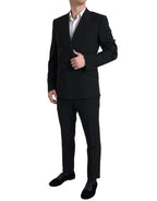 Dolce &amp; Gabbana Black 2 Piece Double Breasted SICILY Suit