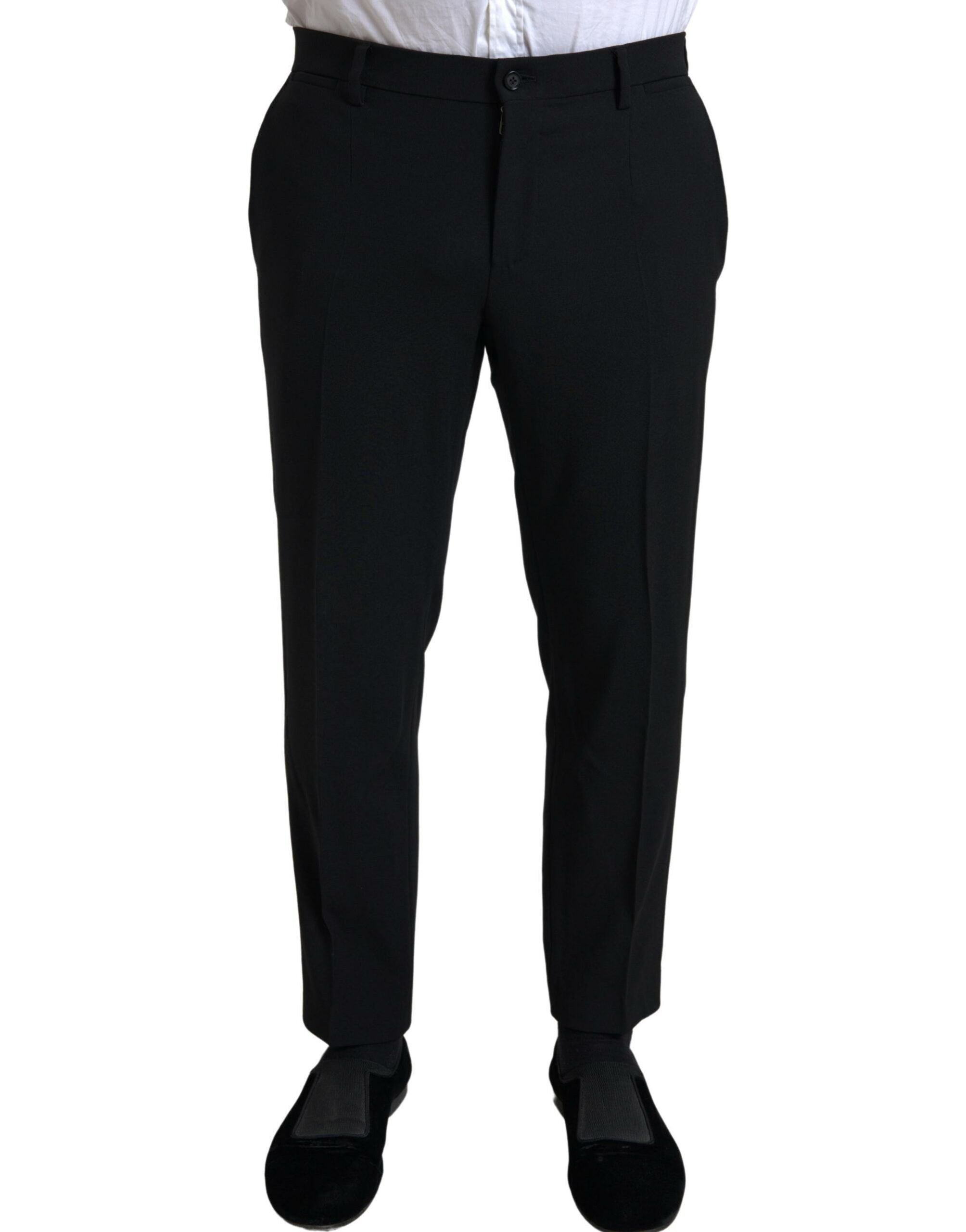Dolce &amp; Gabbana Black 2 Piece Double Breasted SICILY Suit