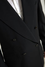 Dolce &amp; Gabbana Black 2 Piece Double Breasted SICILY Suit