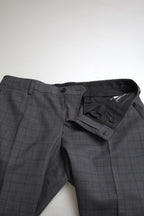Dolce &amp; Gabbana Gray 2 Piece Single Breasted MARTINI Suit