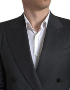 Dolce &amp; Gabbana Gray 2 Piece Double Breasted SICILY Suit