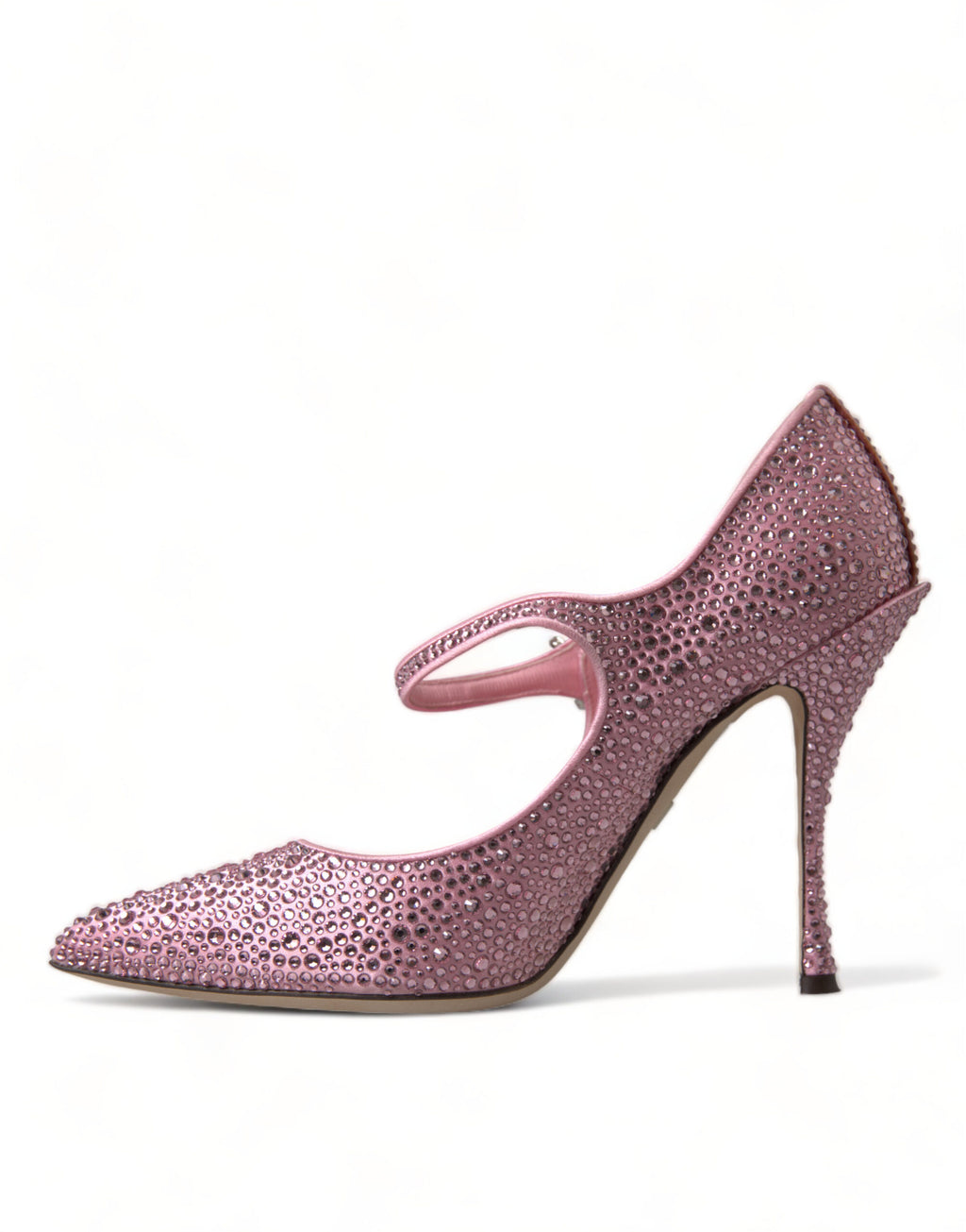 Dolce &amp; Gabbana Pink Strass Crystal Heels Pumps Shoes