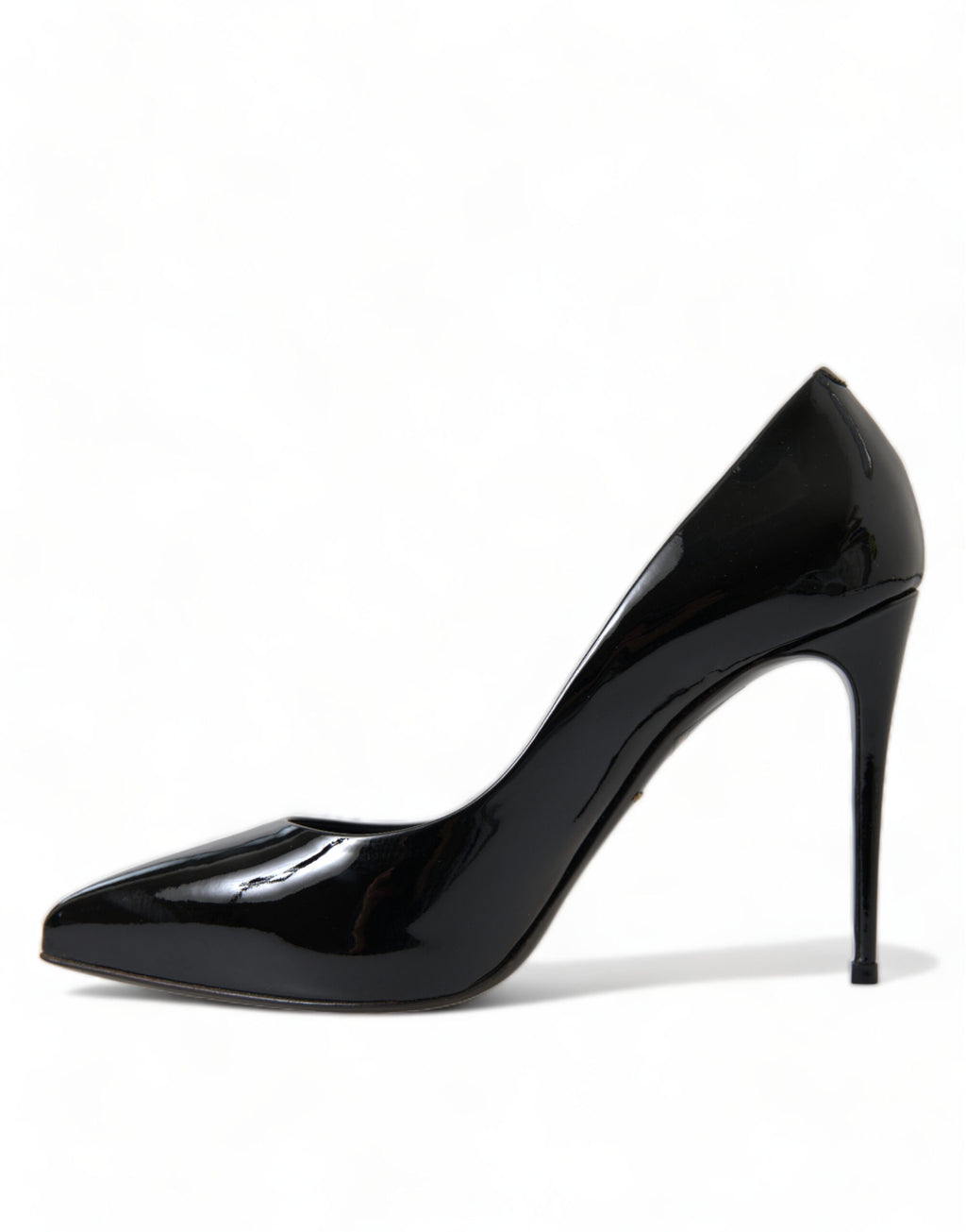 Dolce &amp; Gabbana Black Patent Leather Pumps Heels Shoes