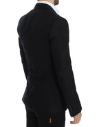 Dolce &amp; Gabbana Black wool silk SICILY blazer