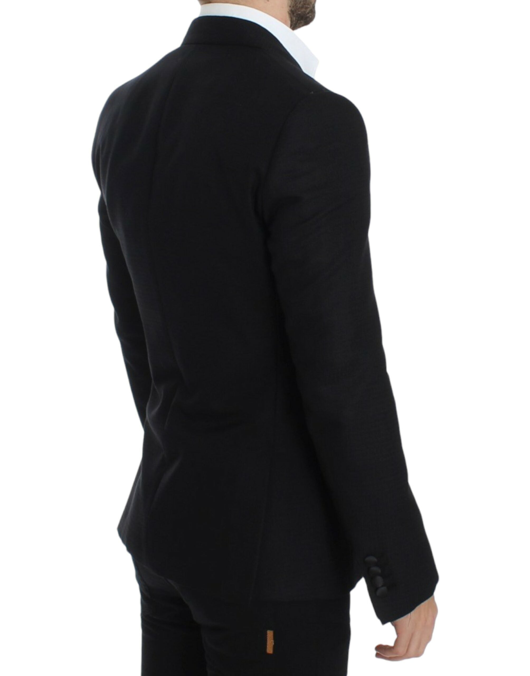 Dolce &amp; Gabbana Black wool silk SICILY blazer