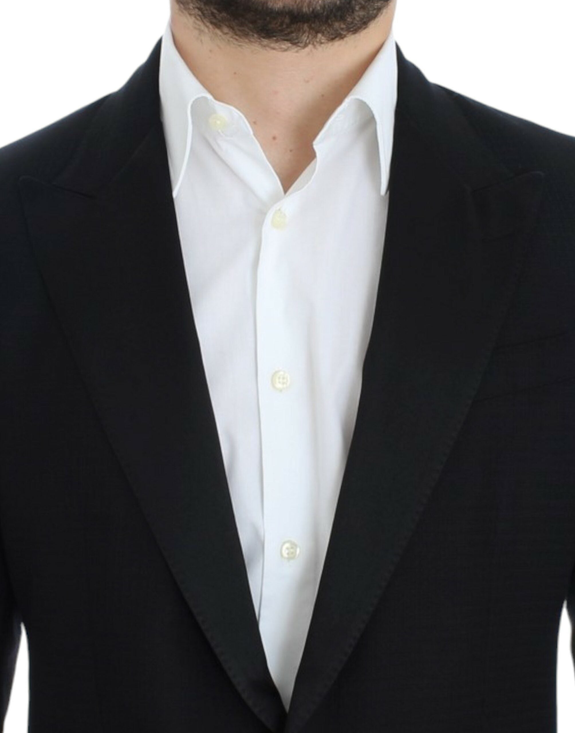 Dolce &amp; Gabbana Black wool silk SICILY blazer