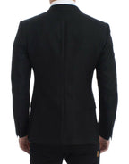 Dolce &amp; Gabbana Black wool MARTINI slim blazer