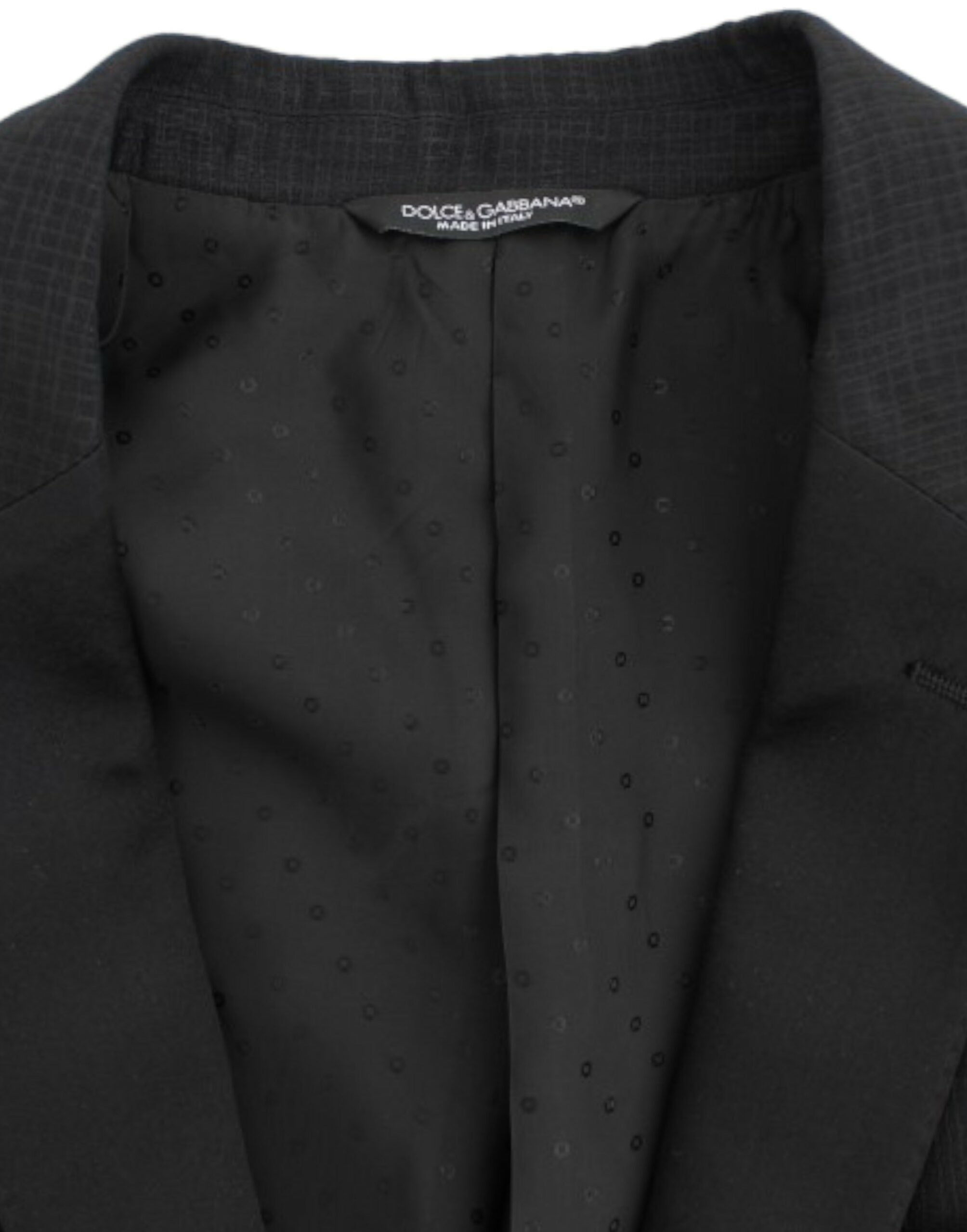 Dolce &amp; Gabbana Black wool MARTINI slim blazer