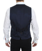 Dolce &amp; Gabbana Gray Stretch Formal Dress Vest Waistcoat