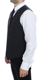 Dolce &amp; Gabbana Gray Stretch Formal Dress Vest Waistcoat