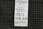 Dolce &amp; Gabbana Gray Polka Dot Dress Vest Gilet Weste
