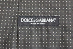 Dolce &amp; Gabbana Gray Polka Dot Dress Vest Gilet Weste