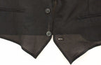 Dolce &amp; Gabbana Black Wool Formal Dress Vest Waistcoat Jacket