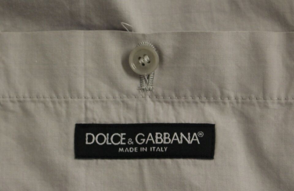 Dolce &amp; Gabbana Beige Silk Blend Dress Formal Vest Waistcoat