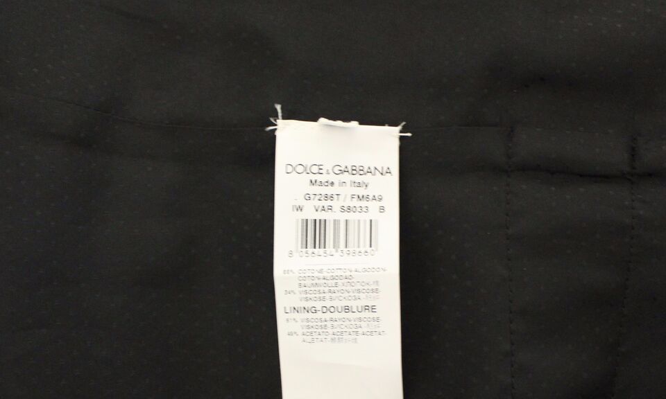 Dolce &amp; Gabbana Brown Cotton Blend Dress Vest Waistcoat