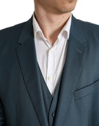Dolce &amp; Gabbana Green Single Breasted 2 Piece MARTINI Suit