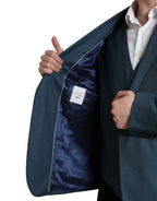 Dolce &amp; Gabbana Green Single Breasted 2 Piece MARTINI Suit